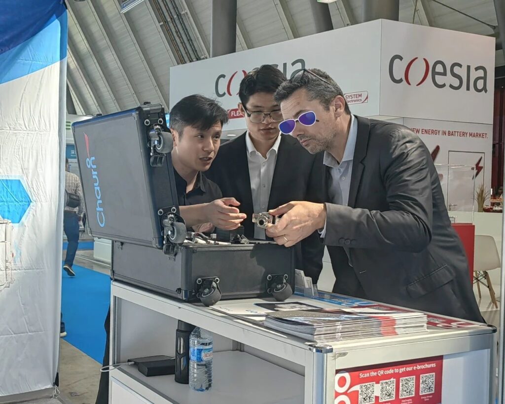 Chauron Pyrofuse EV Fuse Solutions showcased at The Battery Show Europe 2024 for European new‑energy power protection