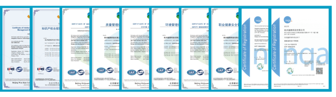 Chauron management system and product certifications